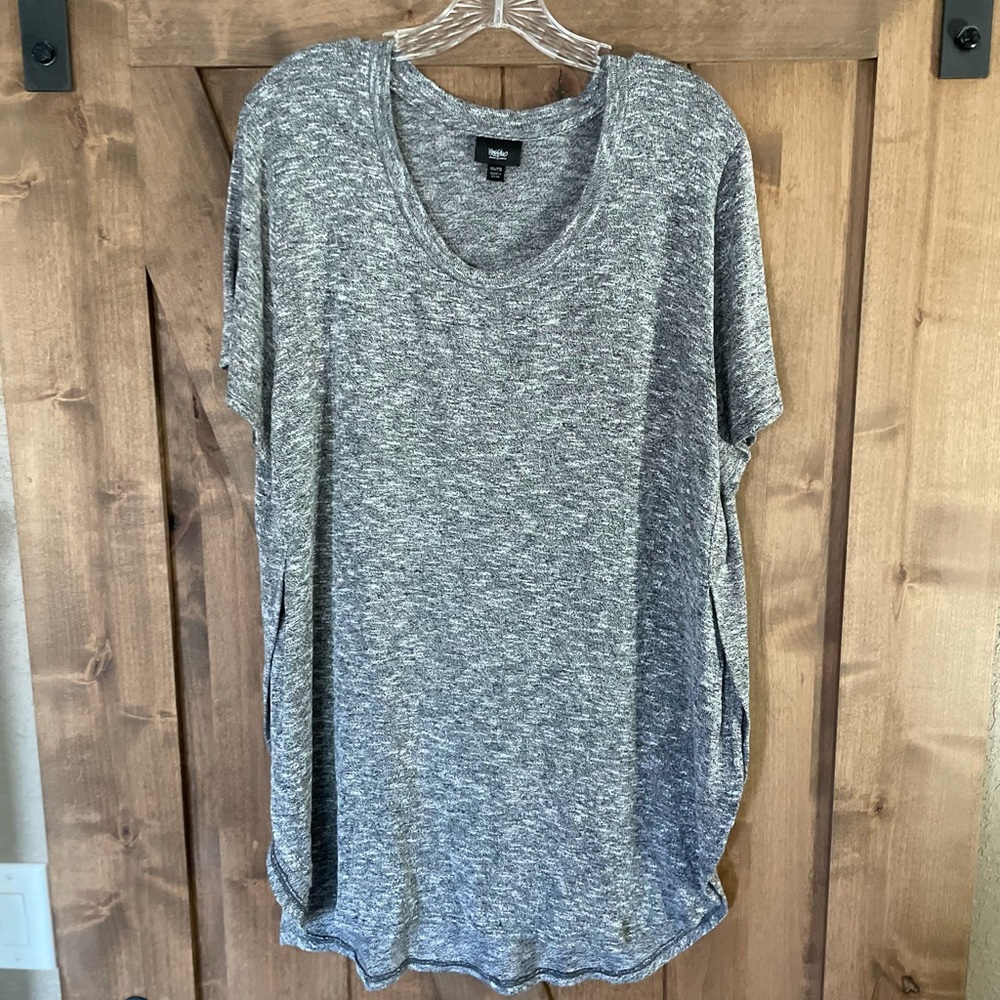 Long Side-Slit Tee